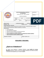 Periodo Uno Guia 4 Grado 10 Idealismo y Realismo Filosofico - Filosofia12