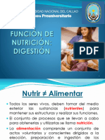 Fúnción de Nutrición - Digestión