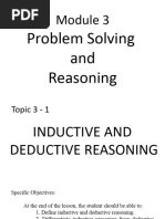 Module 3 1 Inductive and Deductive Reasoning