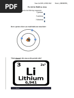 Build An Atom - PhET Lab