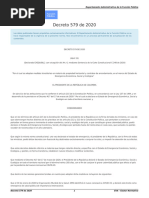 Decreto 579 de - 2020