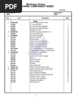 Machine Component Index: Manitowoc Cranes