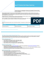 Next Steps Scheme of Work Unit 4282 Exploring Programming - For Assessment From January 2019