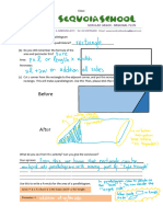 Worksheet Math - How To Find The Area of A Parallelogram, Rhombus and Trapezium