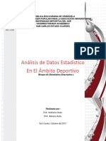 Análisis de Datos Estadísticos en El Ámbito Deportivo