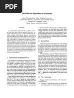 The Different Dimensions of Dynamicity