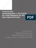 Performance y Los Estudios de Performance en Relación A Arquitectura