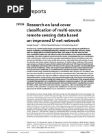 Research On Land Cover Classification of Multi Source Remote Sensing Data Based On Improved U Net Network