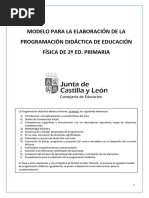 Modelo PD - Ed. Primaria - EF - 2º