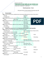 Ôn tập học kì II - Final Second term Test 1