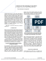 Media Processor Architecture For Video and Imaging On Camera Phones