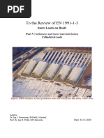 Review of en 1991-1-3 Part V - Arched Roofs