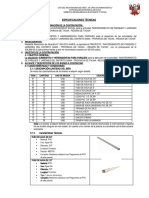 ESPECIFICACIONES TÉCNICAS Tubos