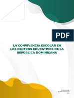 La Convivencia Escolar en Los Centros Educativos de La República Dominicana