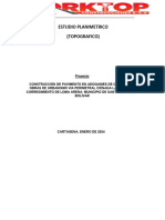 INFORME TOPOGRAFICO Cienaga La Redomnda