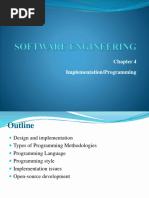 Ch4 - Implementation - Programming