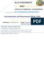 Instrumentation and Measurements - Material