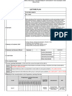 Fluids Mechanics Course Plan