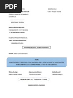 Rapport de Stage Zone 3