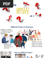 Managing Difficult People at Work Introduction S