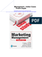 Marketing Management Indian Cases Prachi Gupta Full Chapter