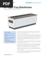 UV-Light Tray Disinfection: Standalone Module Ultraviolet