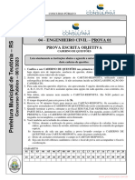 04 - Engenheiro Civil - Prova 01: Nome