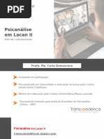 Psicanálise em Lacan II - Powerpoint