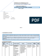 1° Grado - Planificador Del 03 Al 05 de Abril