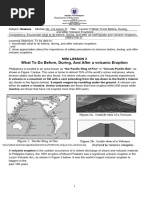 Activity Sheets 4.4 Science 6 - Precautionary - Measures - Before - During - After - Volcanic Eruptions - April - 15 19 Alternative Delivery Mode