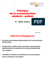 Communication Patient Et Professionnel de Santé 2021