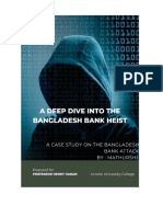 Bangladesh Bank Heist Case Study 