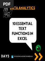 Essential Text Functions in Excel