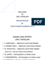 Sports Art and Music PPT VKS ZV