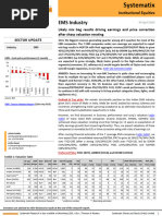 EMS Industry - Sector Update - 09-04-2024 - Systematix