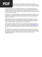 Conclusión Del Ensayo Sobre La Contaminación Del Aire