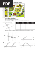Rectas Paralelas y Secantes Cortadas