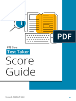 PTE Academic Score Guide 最新