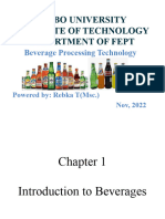 Beverage PPT For 4th Year 2022