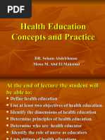 Health Education Concept