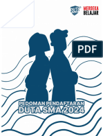 Pedoman Pendaftaran Duta SMA 2024