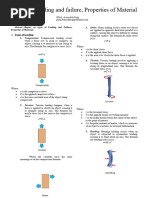 Types of Load Failure and Properties of Material