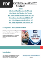 College Fees Management System