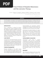 Correction of Class II Division 2 Deepbite Malocclusion With Non-Extraction Therapy