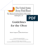 Guidelines For The Oboe