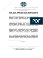 EXTINCIÓN DE PENSIÓN ALIMENTICIA - María Amador de Veliz