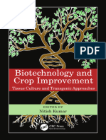 Biotechnology and Crop Improvement LIBRO 2023