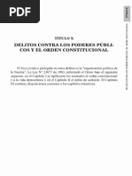 Delitos Contra Los Poderes Públicos y El Orden Constitucional