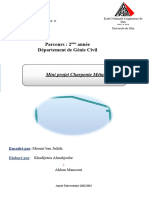 Parcours: 2 Année Département de Génie Civil: Mini Projet Charpente Métallique