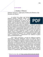 Violências, Justiça e Gênero